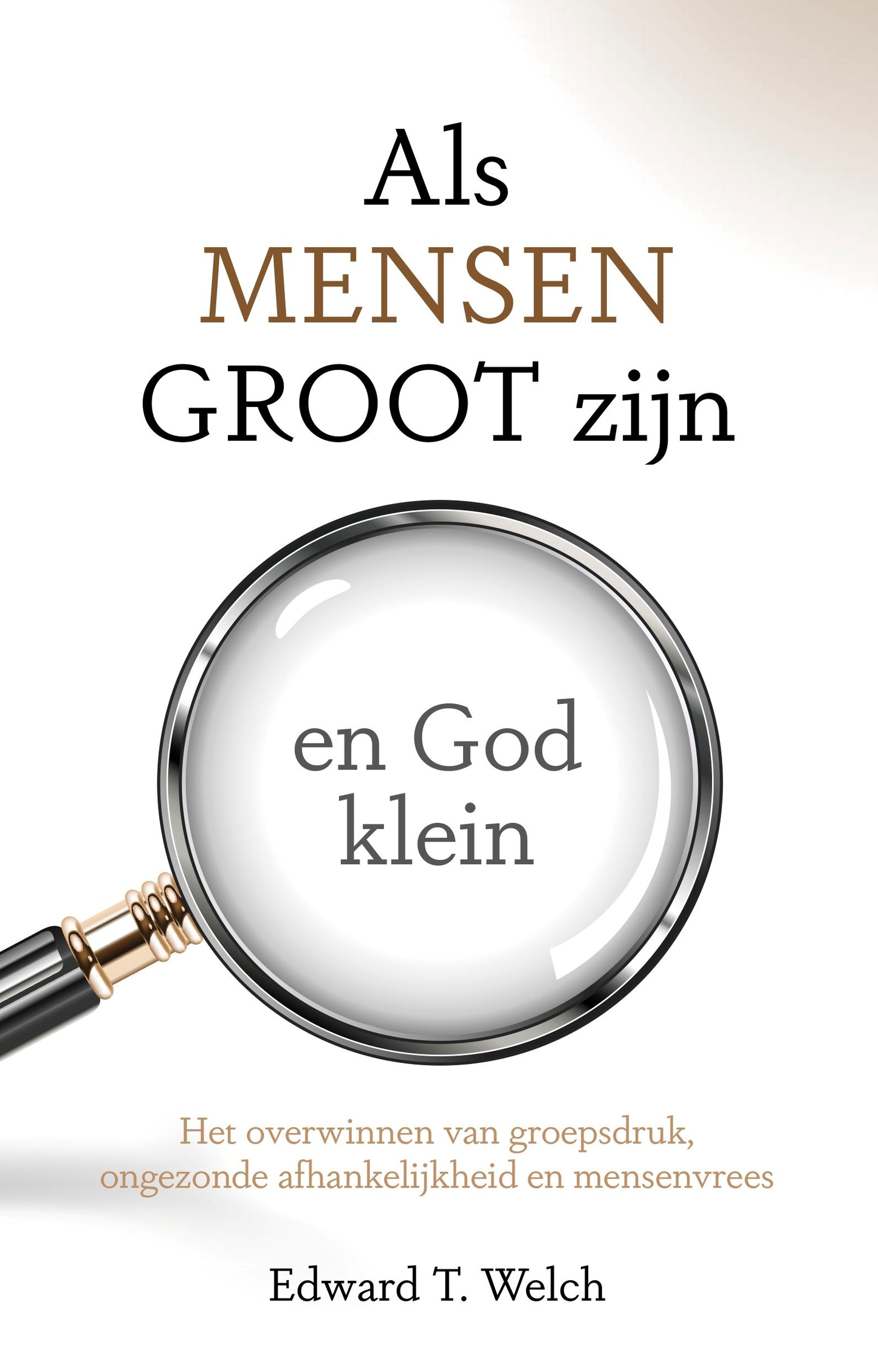 Als mensen groot zijn en God klein