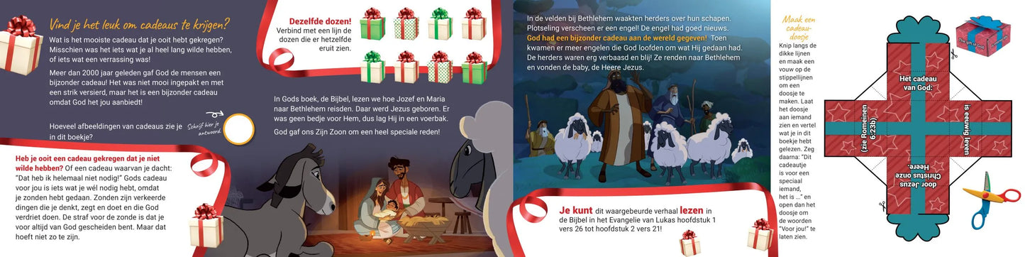 Een gratis cadeau voor jou! - Kerstfolder voor kinderen