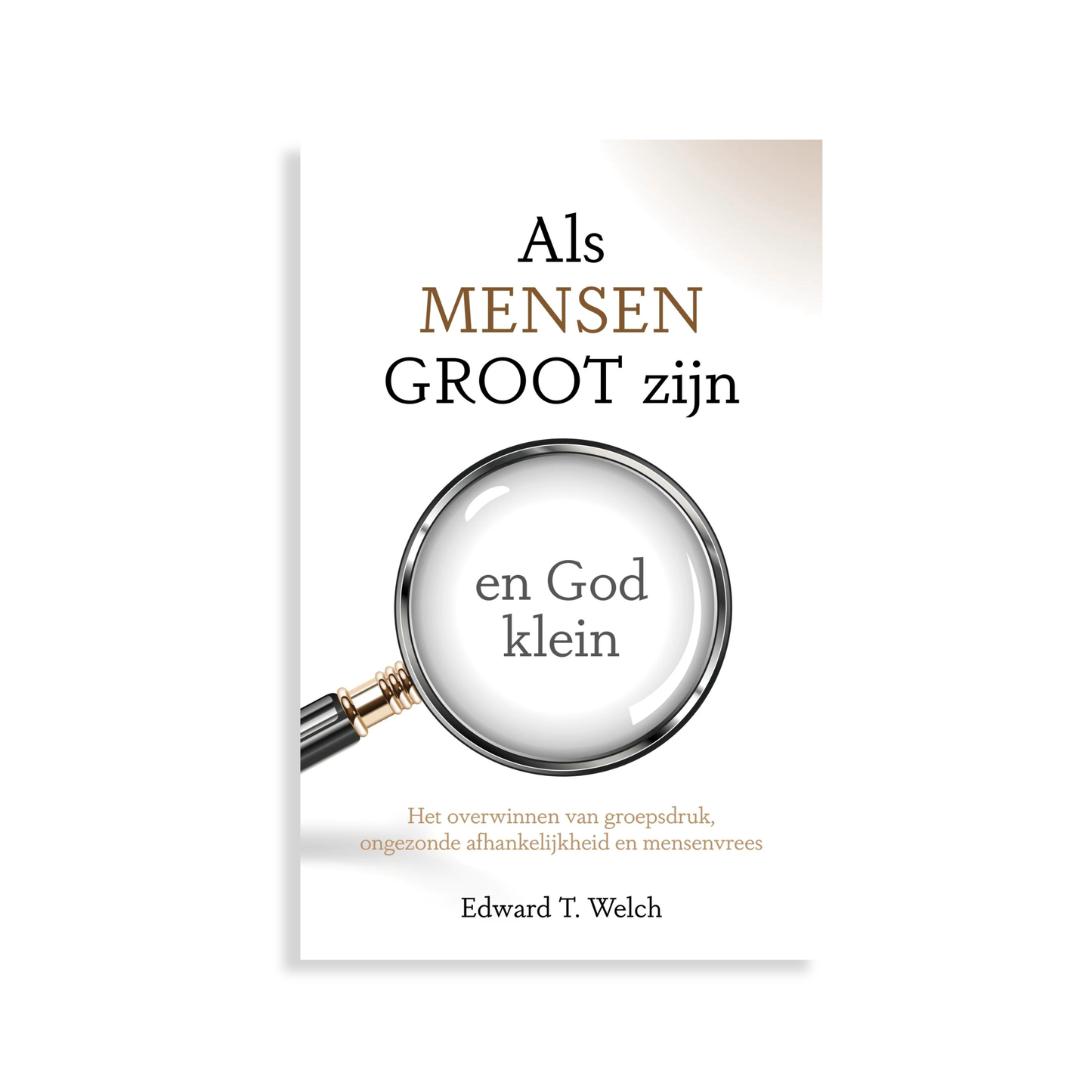 Als mensen groot zijn en God klein